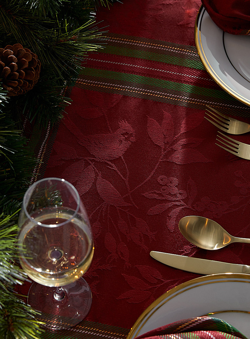 Simons Maison Assorted Merry tartan tablecloth