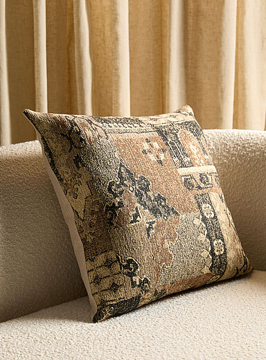 Ancient fresco removable-cover cushion 50 x 50 cm | Simons Maison