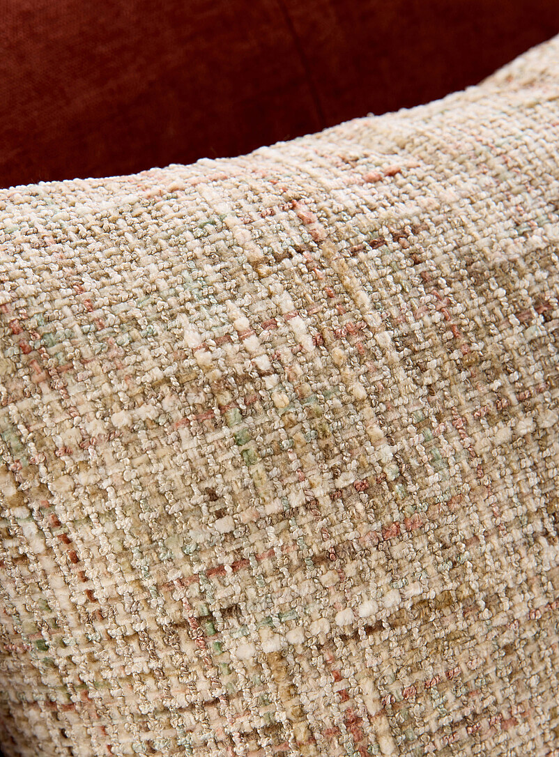 Velvety texture removable cover cushion 50 x 50 cm product image 2