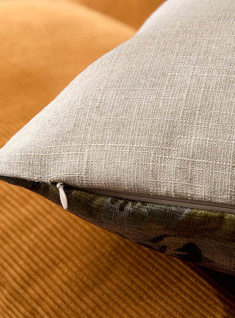 Ancient flowers removable-cover cushion 50 x 50 cm product image 2
