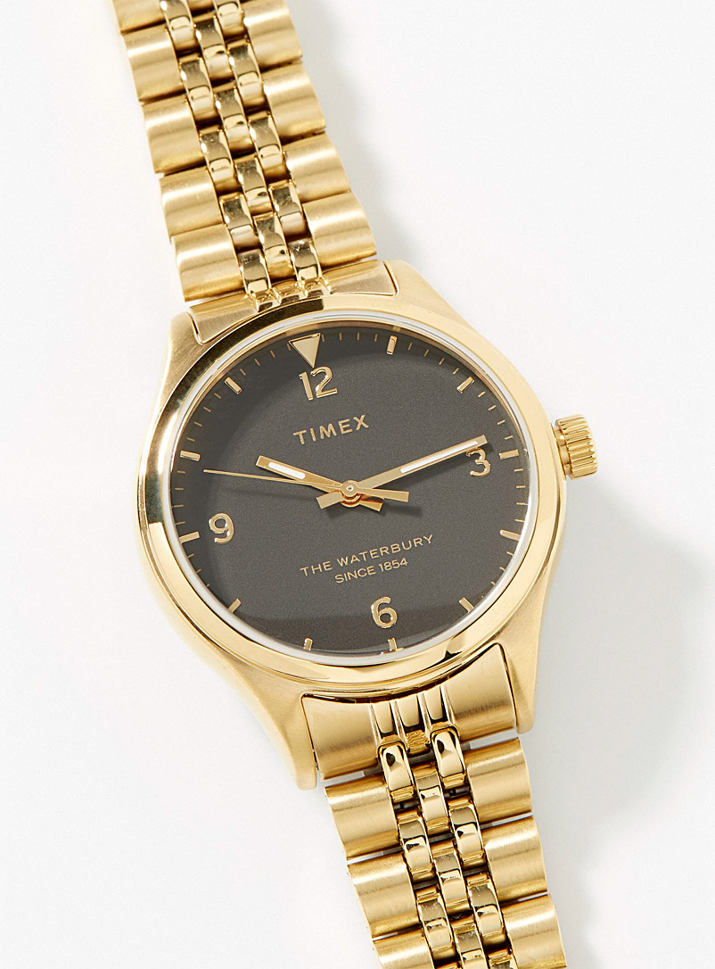 Timex Assorted Waterbury gold watch for women