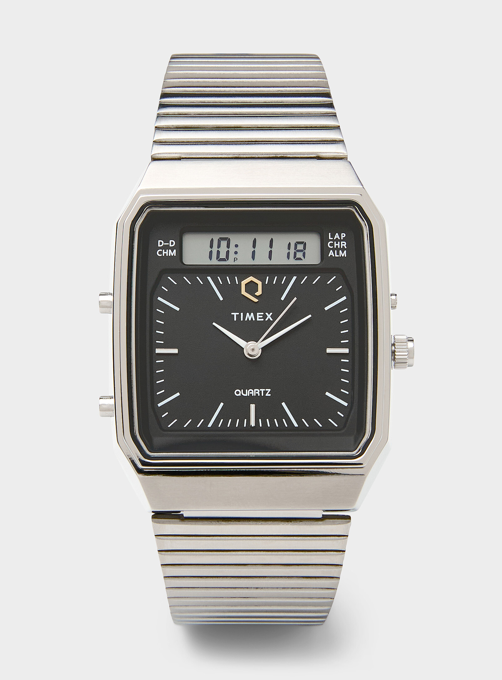 Timex - Q-Timex 1982 watch (Men, Grey, ONE SIZE)