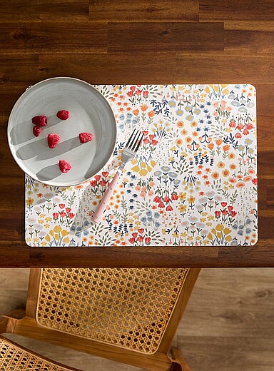 Simons Maison: Le napperon fleurs du printemps Assorti