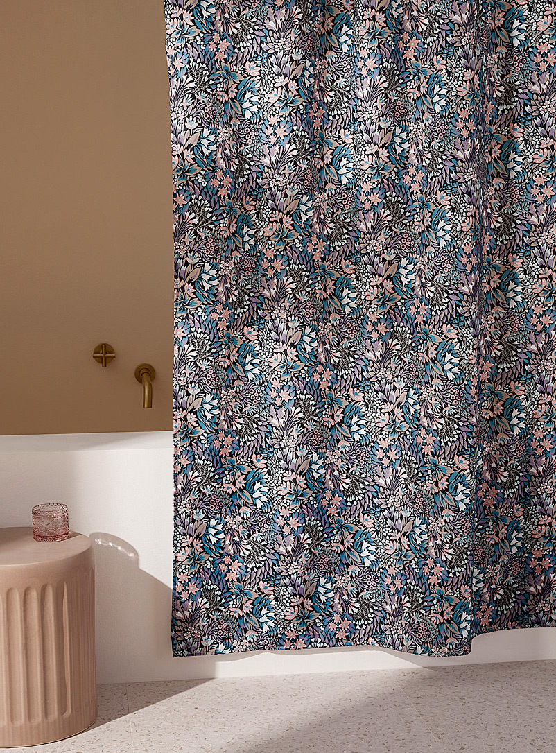 Simons Maison: Le rideau de douche polyester recyclé tapisserie fleurs Assorti