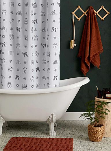Downhill Skiing Shower Curtain Simons, Shower Curtain Meaning