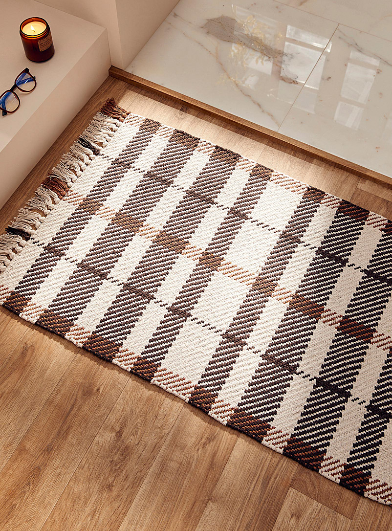 Simons Maison Assorted Chocolate stripe rug 60 x 90 cm