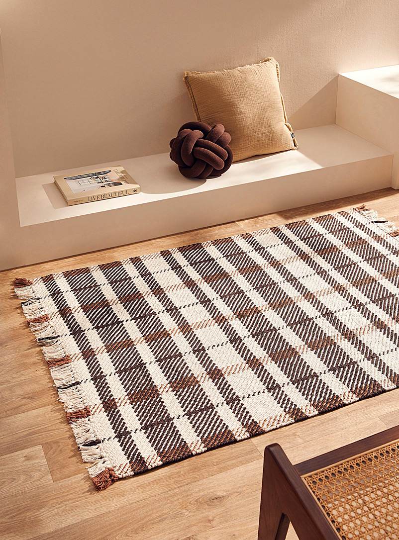 Simons Maison Assorted Chocolate stripes rug 90 x 130 cm