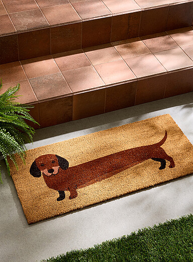 Dachshund doormat 45 x 100 cm