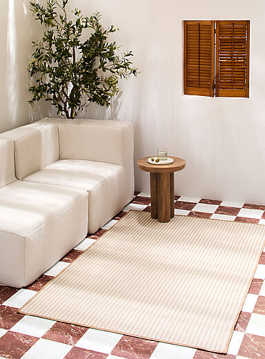 Hatched stripes outdoor rug 120 x 180 cm <b>Live Outside exclusive collection</b>