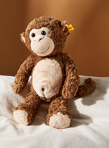 Adorable singe ancien Jocko de Steiff en mohair - Compagnon Pour Poupée