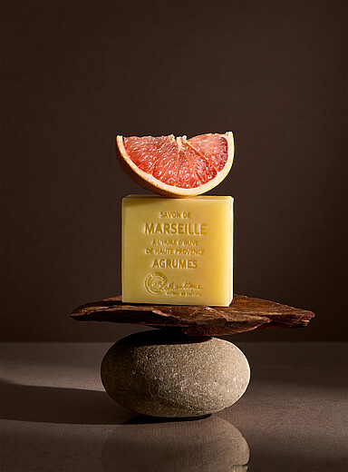 Le pain de savon de Marseille agrumes