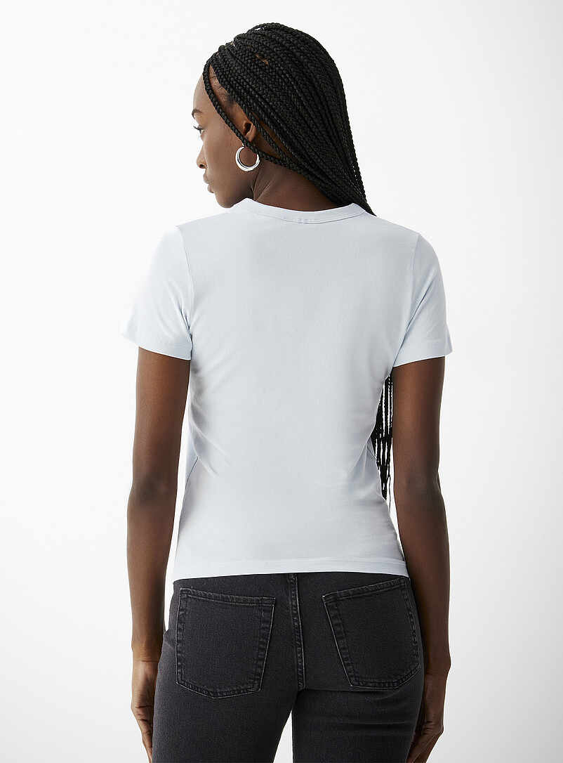 JJXX: Le t-shirt uni Gigi Taupe pour femme