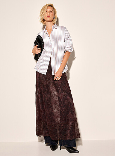 Caro loose striped shirt