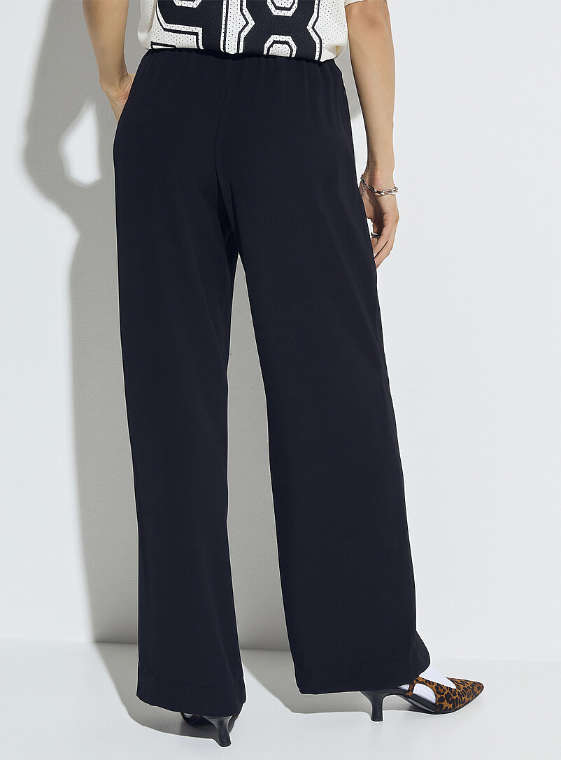green emerald velvet dress Pull-On Ankle Length Dress Pant - Black - Size 16