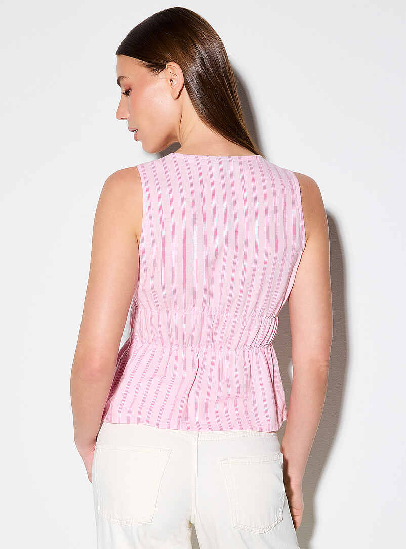 Touch of linen tie-up cami | JJXX | | Simons