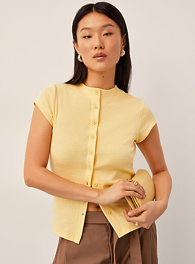 Le cardigan manches courtes Mya
