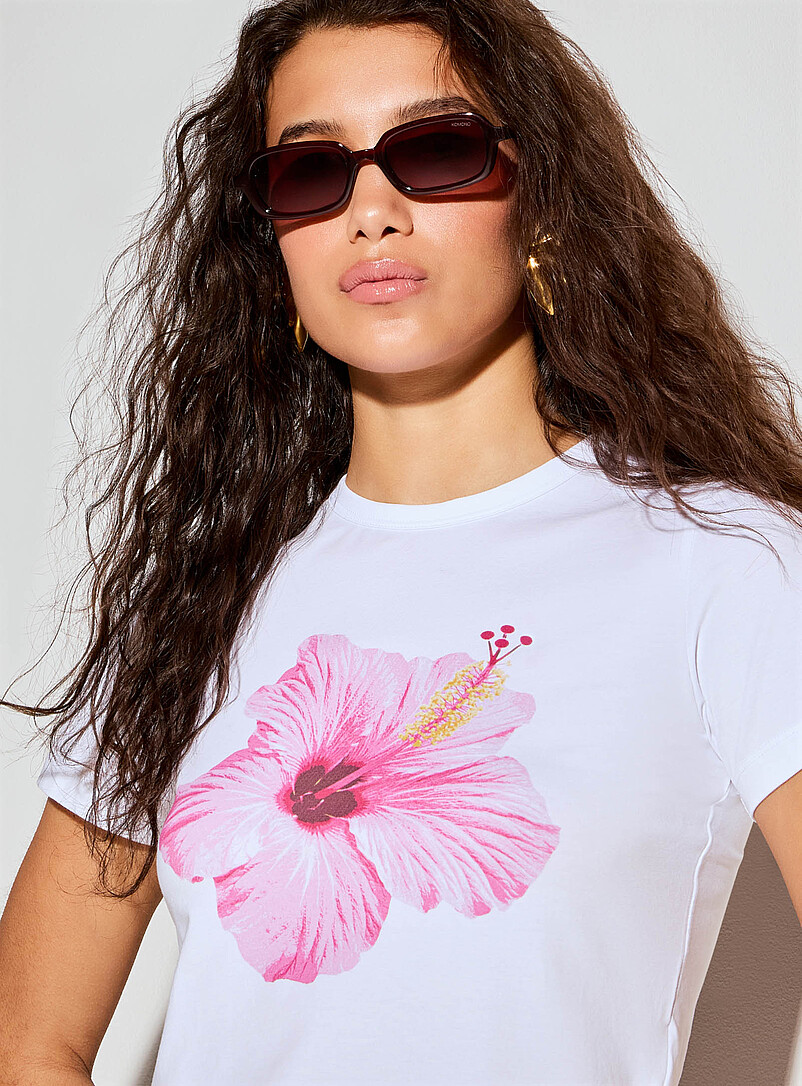Gigi printed fitted T-shirt product image 2