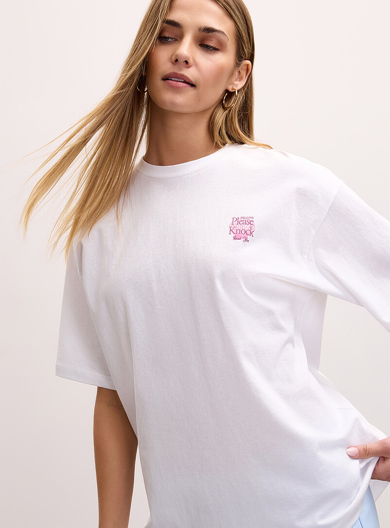 Hotel Paraíso loose-fit printed T-shirt product image (primary)