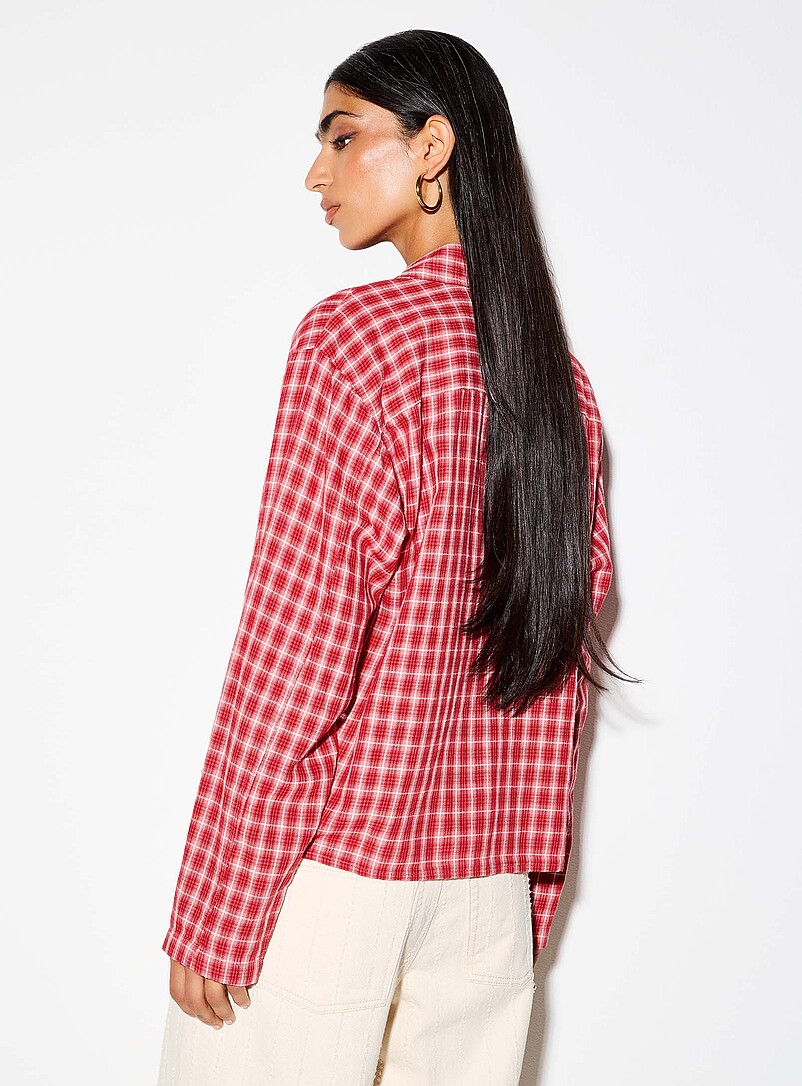 Romantic checkers flannel shirt product image 3