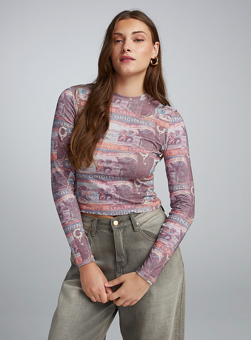 Guess Assorted Faded ranch T-shirt for women