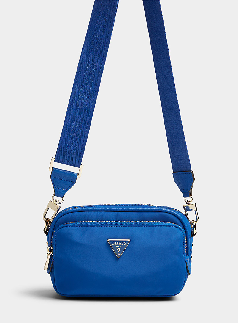 Guess Blue Eco Gemma camera bag for women