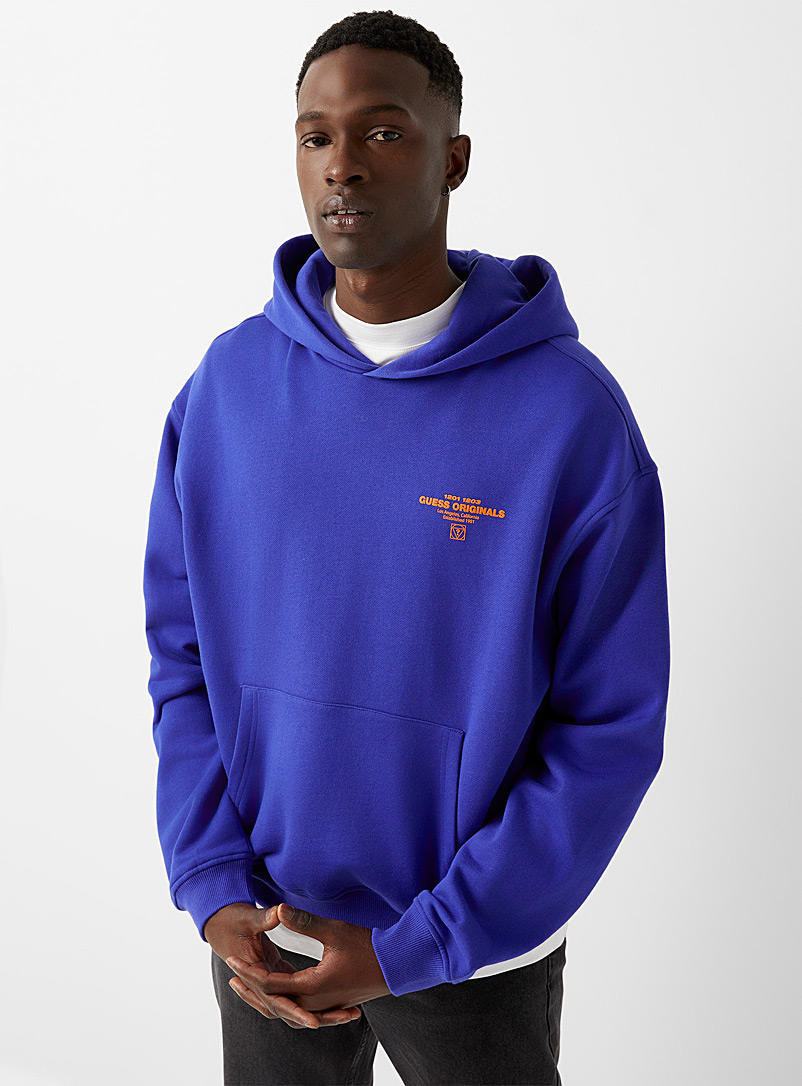 Neon logo hoodie | Guess | Men's 