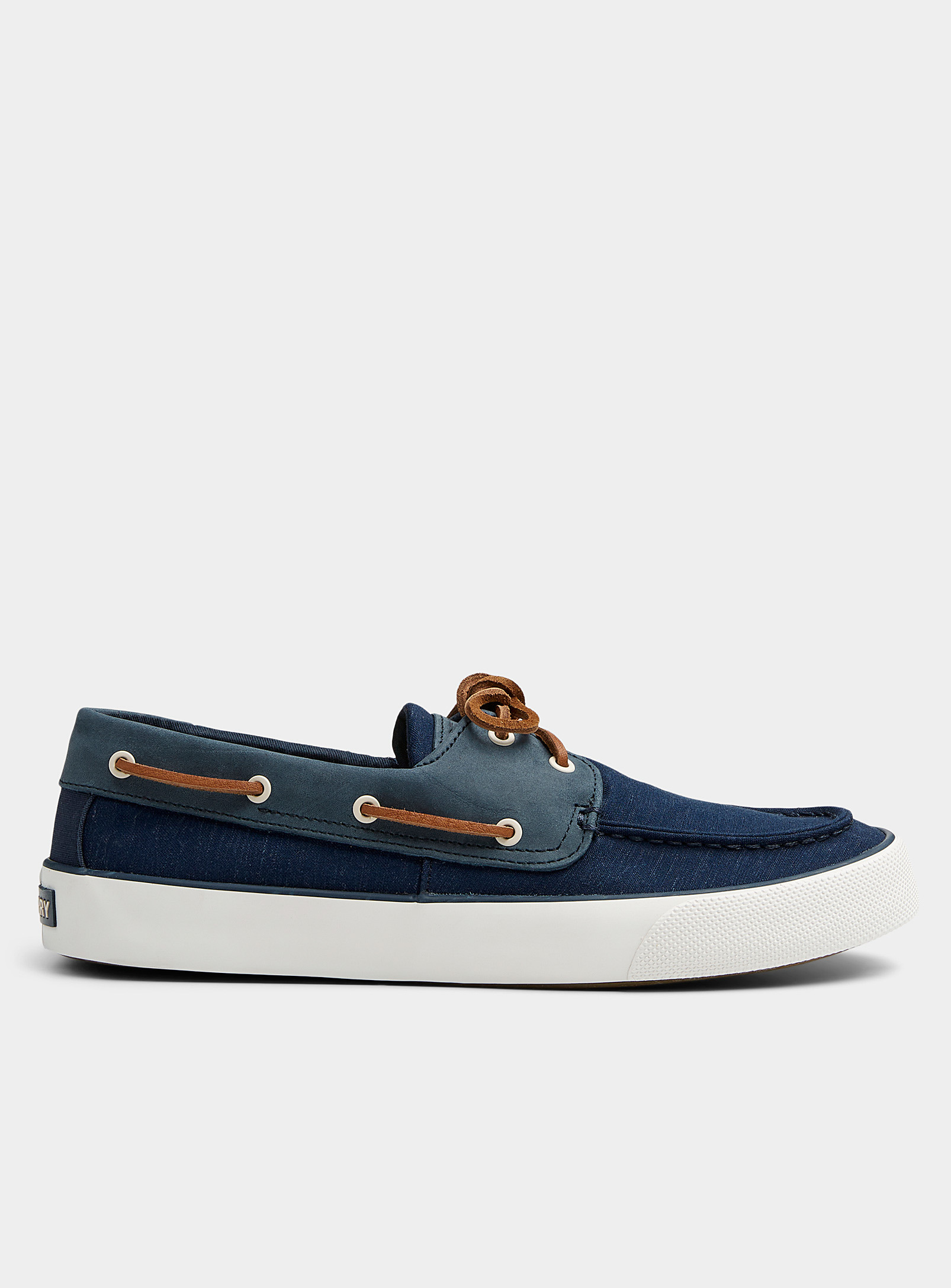 Chaussures ' Sperry Top Sider - La chaussure bateau Bahama II lin marine Homme