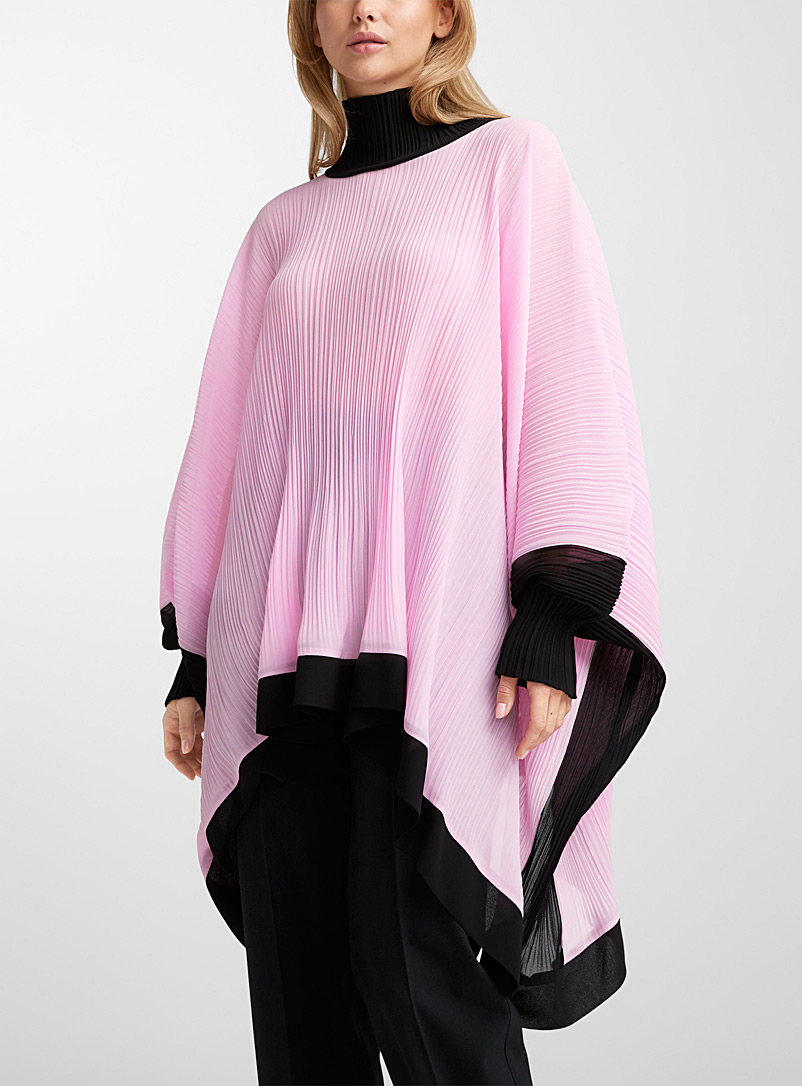 Denis Gagnon Pink Multi-pleated tunic for women
