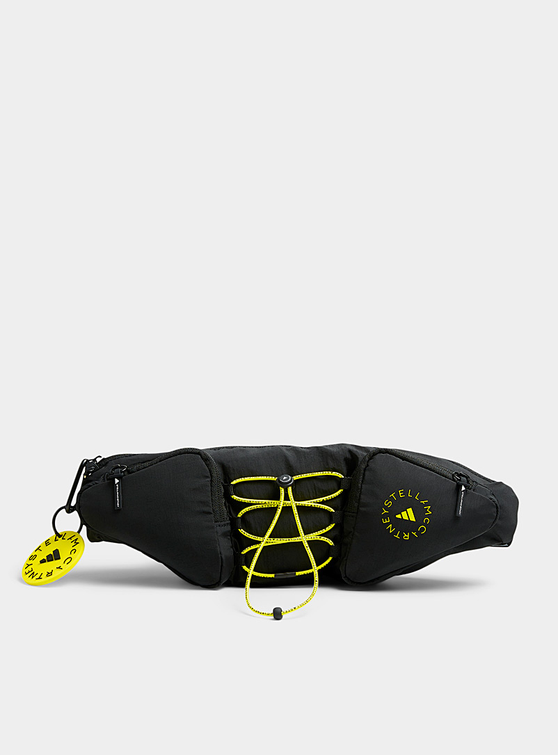 Adidas Stella McCartney: Le sac banane laçage élastique Noir pour 