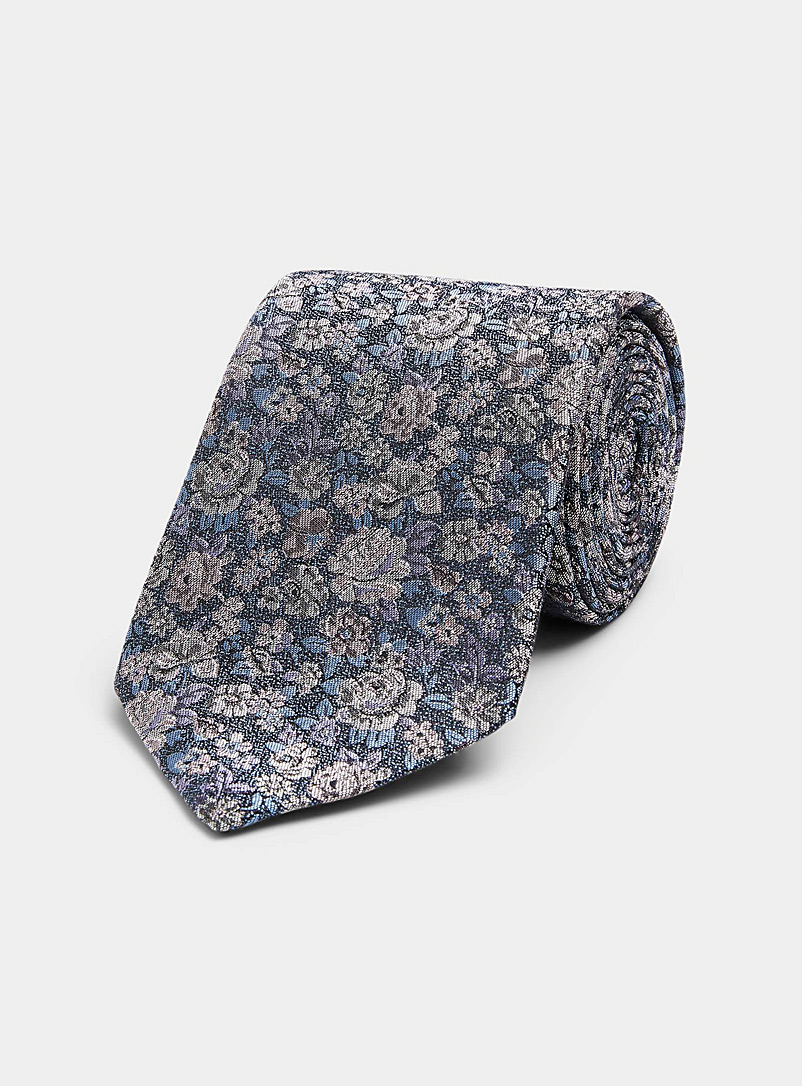 Le 31: La cravate mille fleurs Bleu pâle-bleu poudre pour homme