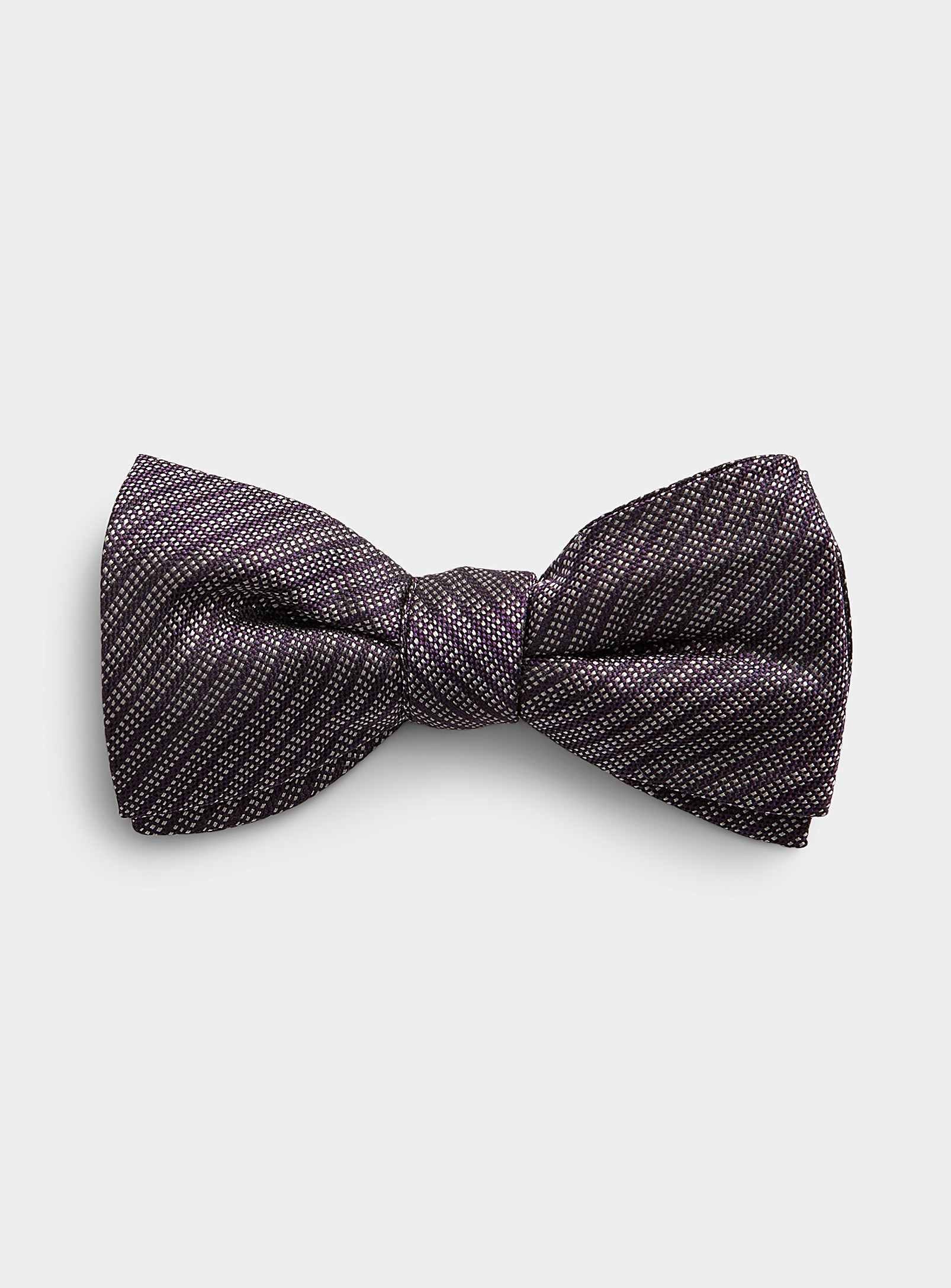 Le 31 - Men's Dotwork stripe bow tie