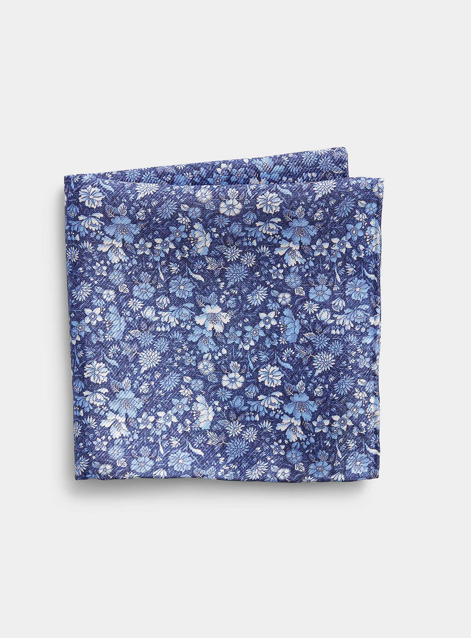 Le 31 - Men's Tone-on-tone floral pocket square