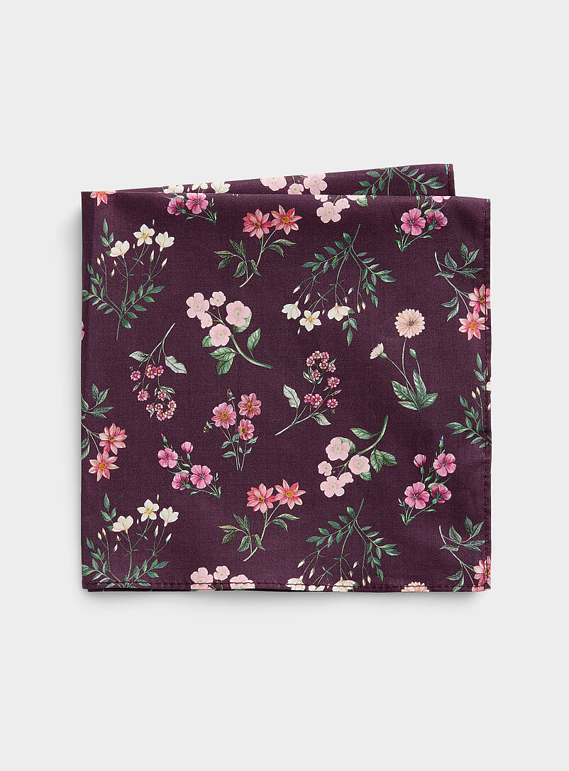 Floral Pocket Square Made With Liberty Fabric