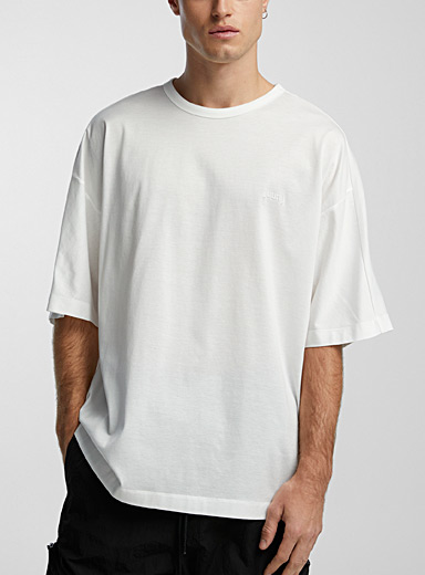 T-shirt Homme Oversize Imprimé Hawaii - Coton, Manches Courtes, Col Rond - Tendance été - 2