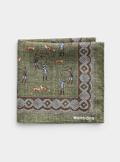 Hunter pocket square