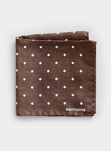 Dotted pocket square <b>Exclusive collection from Italy</b>