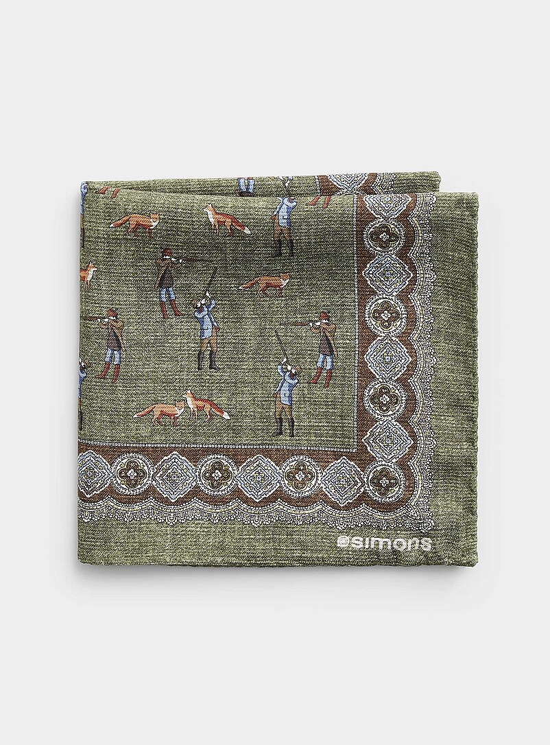 Hunter pocket square product image (primary)