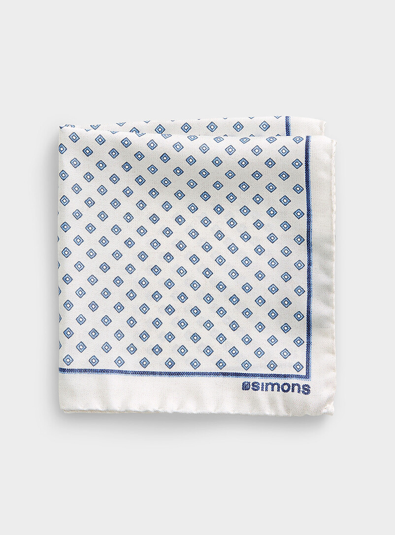 Small-Diamond Pocket Square Exclusive Collection From Italy