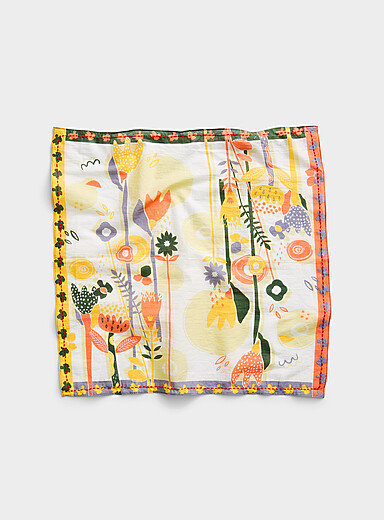 Le foulard carr&eacute; Yona
