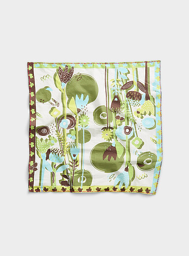 Le foulard carr&eacute; Yona