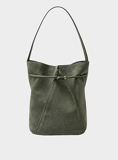 Le grand sac seau su&egrave;de sauge Revers