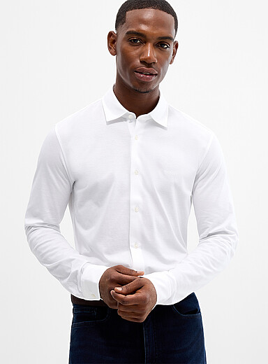 La chemise oxford ray&eacute;e Mysoft <b>Coupe ajust&eacute;e</b>