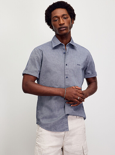 La chemise oxford logo Rash <b>Coupe r&eacute;guli&egrave;re</b>