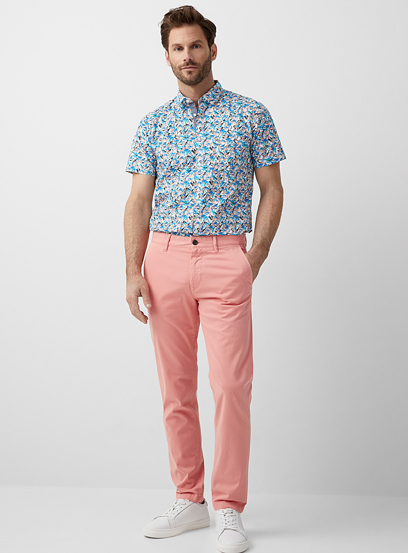 BOSS Dusky Pink Taber chinos Slim fit for men