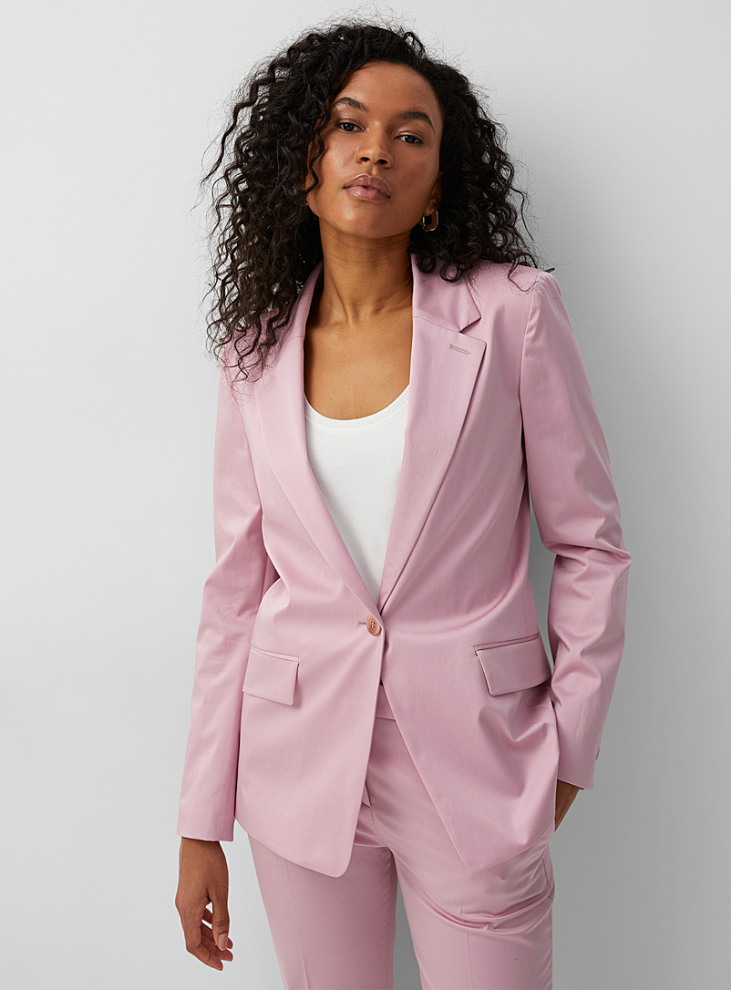 HUGO Pink Afede pastel pink blazer for women
