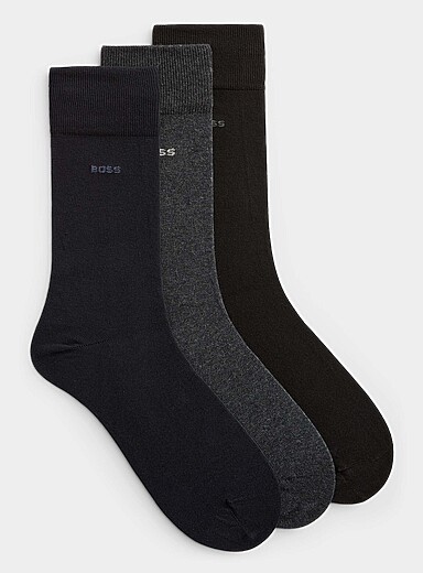 Les chaussettes habill&eacute;es minimalistes Emballage de 3
