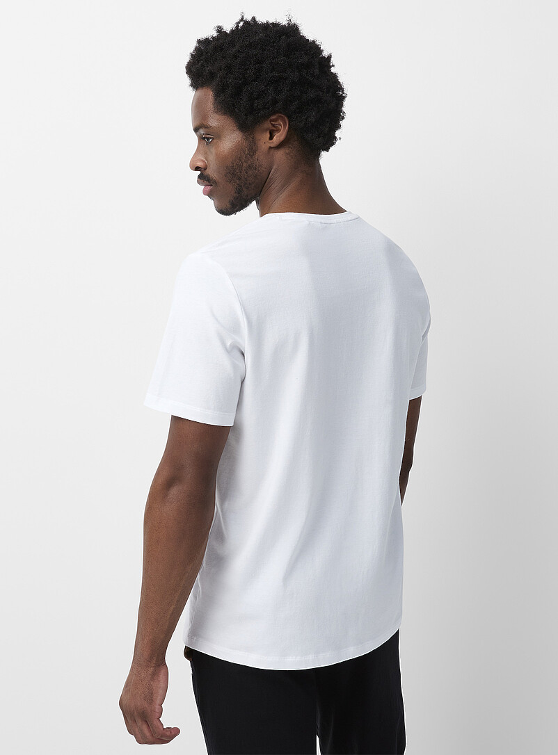 BOSS: Le t-shirt monochrome Gris pour homme
