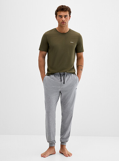 BOSS: Le jogger d&eacute;tente deux tons Gris pour homme
