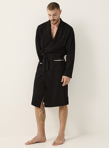 Lightweight jersey robe