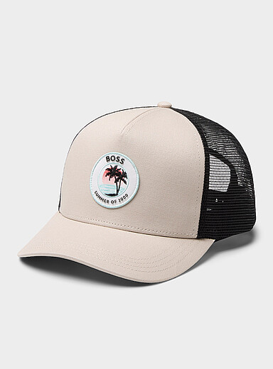 La casquette camionneur logo palmiers